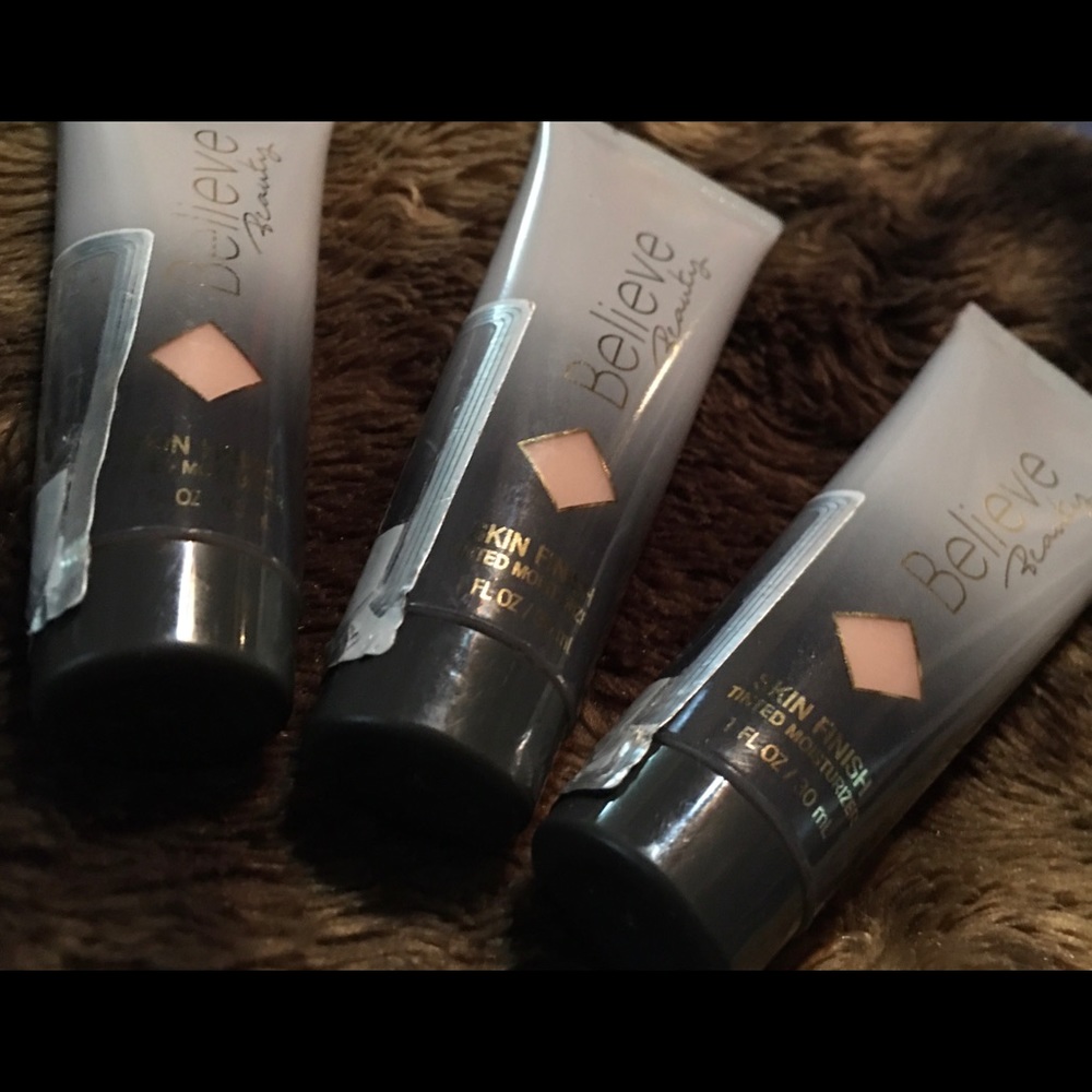 LOT of 3: Believe TubeTinted Skin Moisturizer PRALINE New!